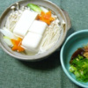 湯豆腐(気仙沼ホヤ醤油)